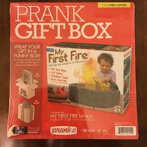 🛍 Prank Gift Box My First Fire Med Gag Christmas